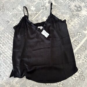 NWT Dottie Couture Black satin cami